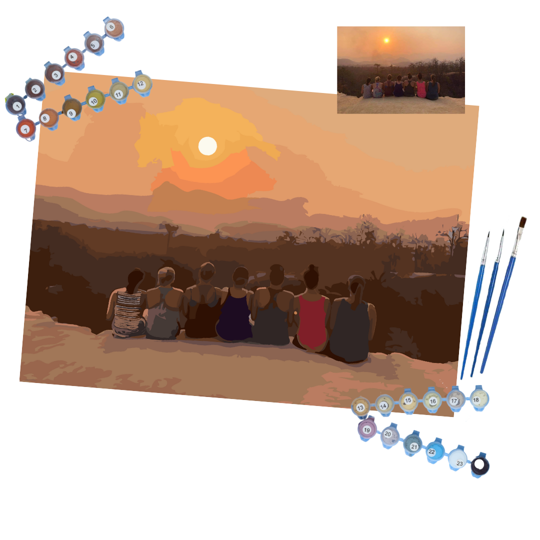 Custom Paint by Numbers Kits Example